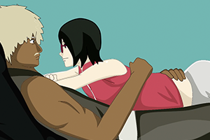 Portada de Sarada con hombre mayor